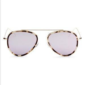 Illesteva Dorchester Ace 52mm Aviator Sunglasses